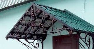 Козырьки из металлочерепицы от 1791 рублей в Чите - НавесыЧта