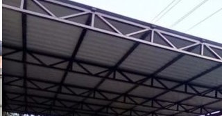 Односкатные навесы из профнастила 6 на 4 - цена и покупка в Чите от 1791 руб.